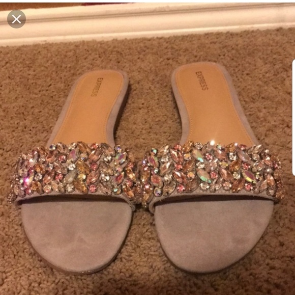 express jeweled sandals